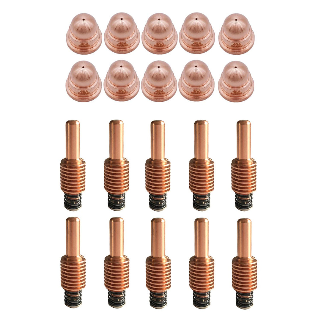 10Pcs 220842 Plasma Electrodes & 10Pcs 220930 Plasma Plasma Nozzles Torch Tips Cutting Consumables 4