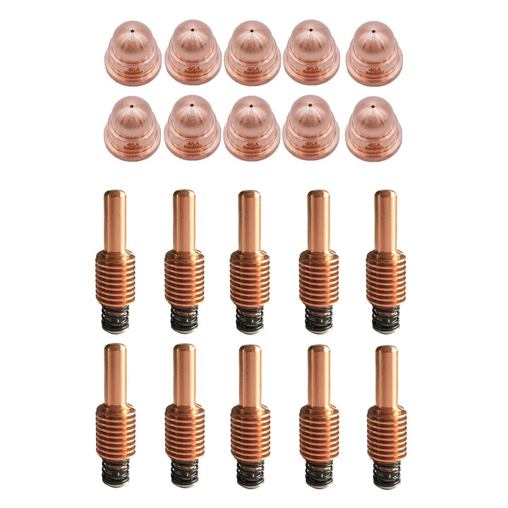 10Pcs 220842 Plasma Electrodes & 10Pcs 220930 Plasma Plasma Nozzles Torch Tips Cutting Consumables 4