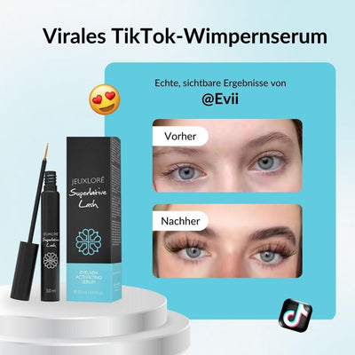 JEUXLORÉ Superlative Lash Wimpernserum & Augenbrauen Serum für besseres Wachstum von Wimpern & Braue