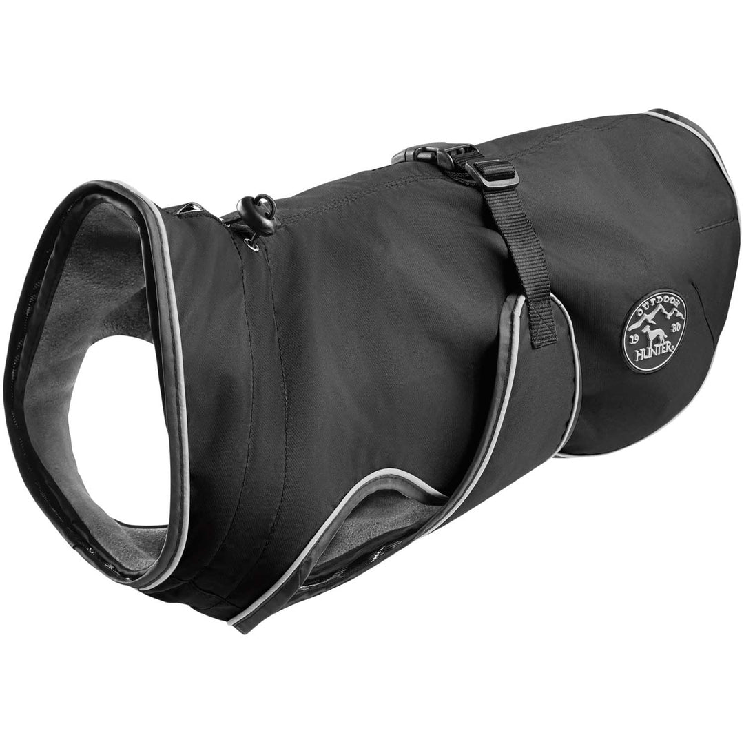 HUNTER UPPSALA Hundemantel, wasserabweisend, reflektierend, 50, schwarz schwarz 50, schwarz 50