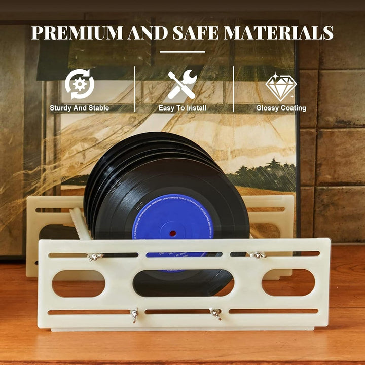 Topyond Schallplatten-Trockenständer,Schallplatten-Trockenständer,ABS,Kunststoff,Grosse Kapazität,Sc
