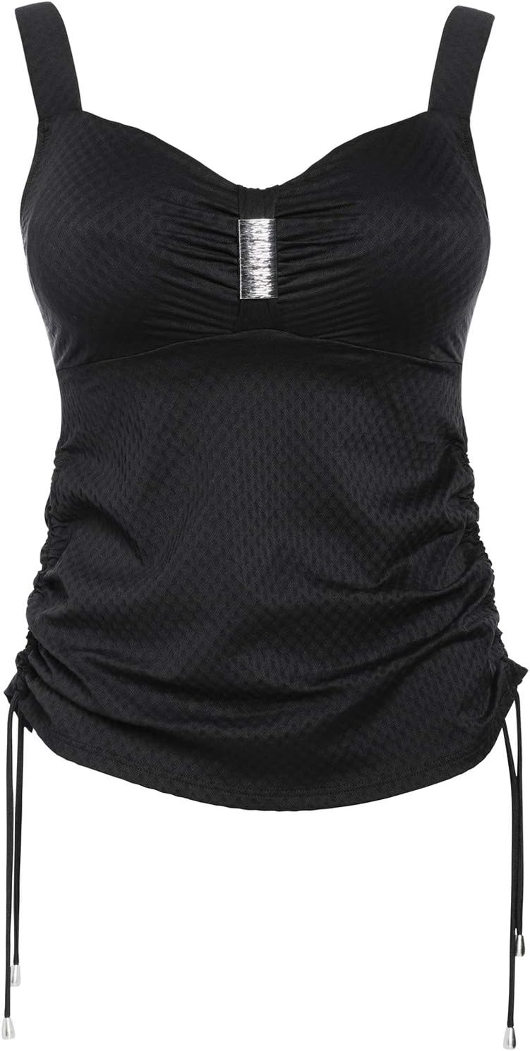 Ulla Tankini-Oberteil 110B Schwarz, 110B Schwarz