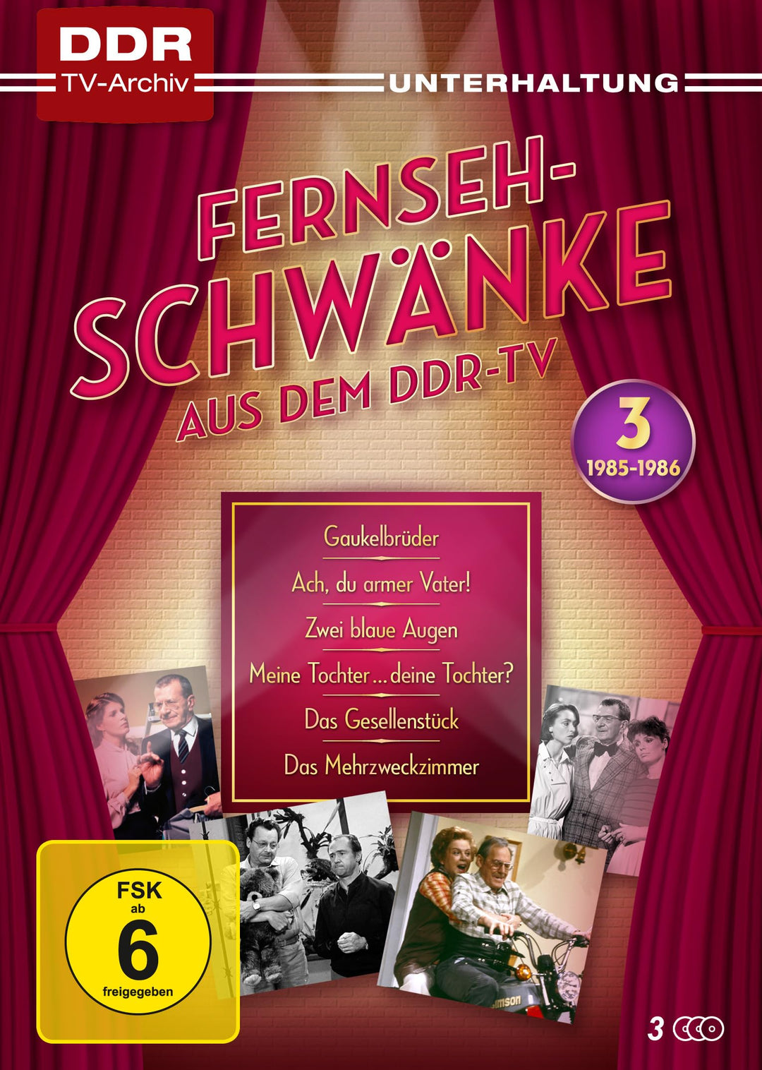 Fernsehschwänke aus dem DDR-TV - Box 3 - 1985-86 (DDR TV-Archiv), DVD