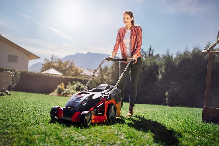 Einhell Akku-Rasenmäher GE-CM 43 Li M Kit Power X-Change (36V, 43 cm Schnittbreite, bis 600 m², Brus