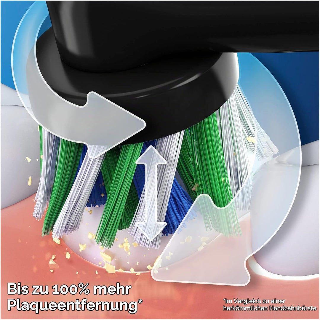 Oral-B Pro 1 790 Elektrische Zahnbürste, Doppelpack &amp; 1 CrossAction Aufsteckbürste, Drucksensor &amp; Ti