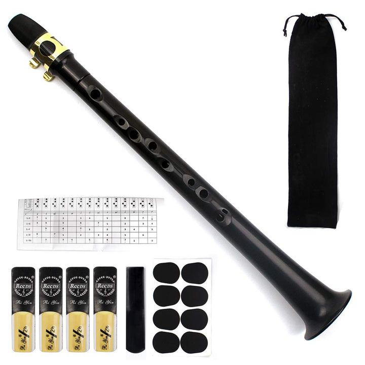 FOVERN1 Taschen-Saxophon-Set, Mini-Saxophon, tragbares Holzblasinstrument, professionelle Instrument