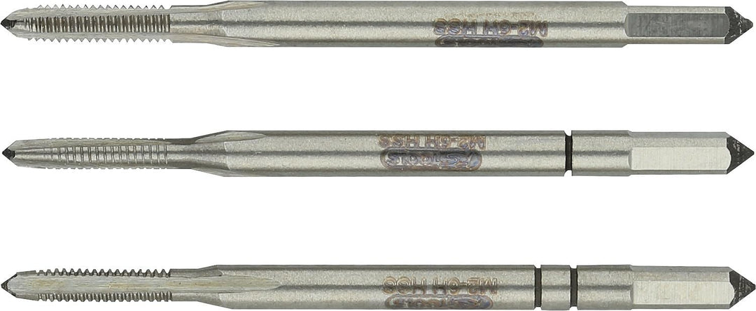 KS Tools 331.0020 HSS Handgewindebohrer-Satz M, M2x0,4, 3-tlg. M2 x 0.4, M2 x 0.4
