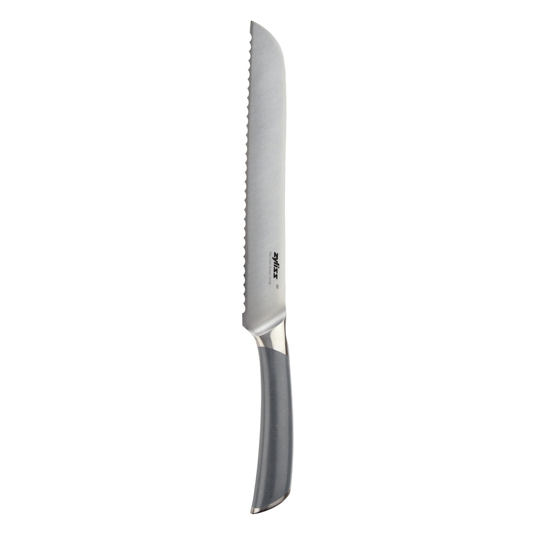 Zyliss Comfort Pro Brotmesser 21 cm, Profi Messer aus Deutscher Edelstahl, Wellenschliff, Eisgehärte