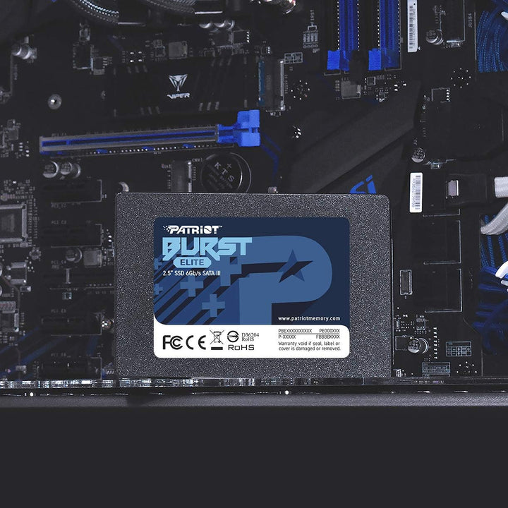 Patriot Burst Elite Interne SSD 1.9TB SATA 3 2,5 Zoll 1.92TB Single Unit Retail, 1.92TB Single Unit