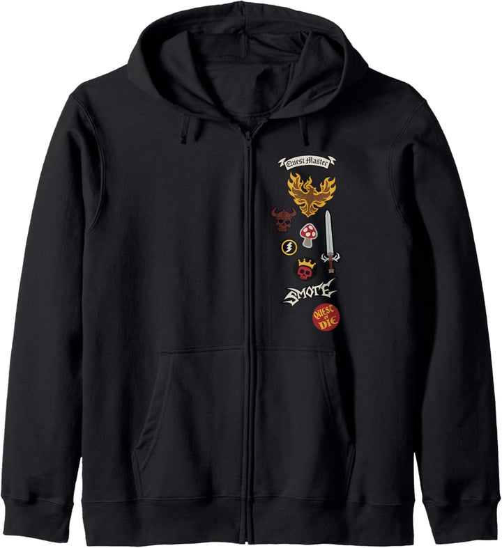 Disney Pixar Onward Barley Weste Aufnäher Kapuzenjacke