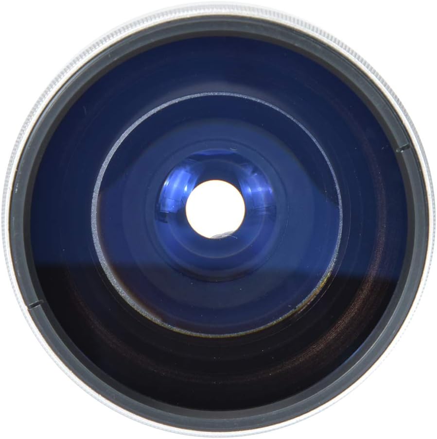 Fisheye Objektiv, Silberne Starke Anwendbarkeit 37 Mm 0,25x Super Fisheye Zusätzliches Objektiv für