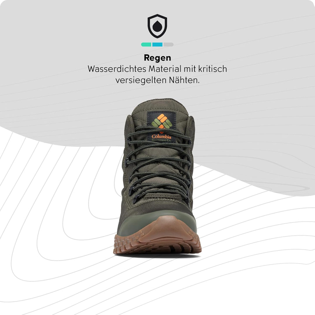 Columbia Herren Fairbanks Omni-Heat Winterstiefel 40 EU Deep Olive Desert Sun, 40 EU Deep Olive Dese