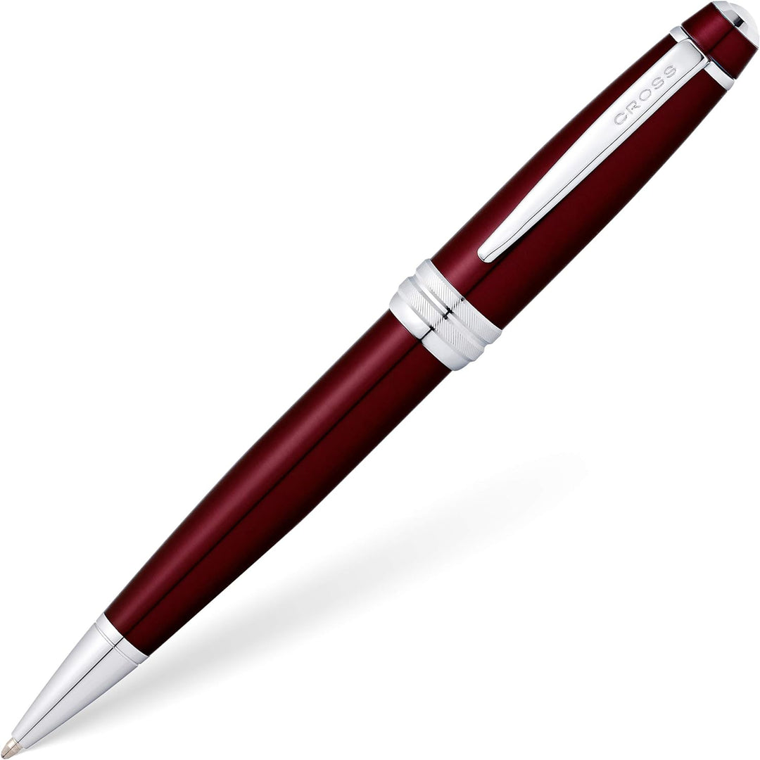 Cross Bailey Kugelschreiber (Drehmechanik, Schreibfarbe schwarz, Strichstärke M) Rot-Lack Rot-Lack S