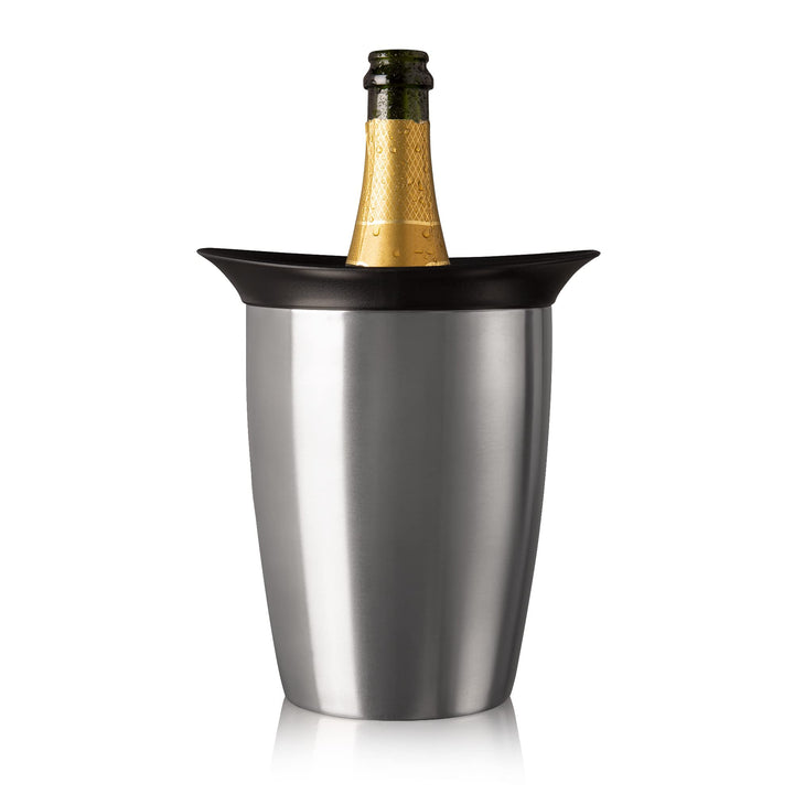 Vacu Vin Champagne Cooler – Active Bottle Chiller – Includes Removable Cooling Sleeve – Keeps Champa