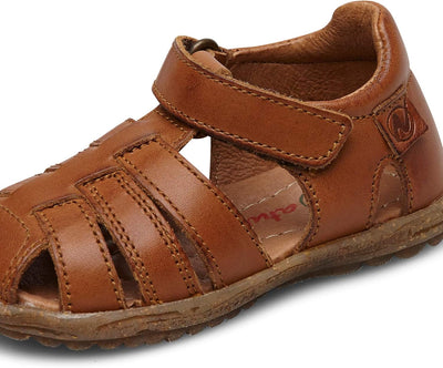 Naturino SEE-Halb geschlossene Sandalen aus laminiertem Leder-Rosa 20 EU Cognac, 20 EU Cognac