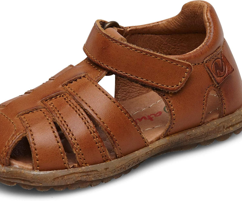 Naturino SEE-Halb geschlossene Sandalen aus laminiertem Leder-Rosa 20 EU Cognac, 20 EU Cognac