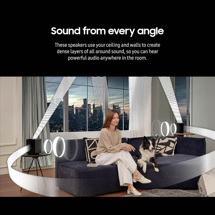 SAMSUNG HW-Q990D Soundbar 11.1.4 ch mit Dolby-Sound, Surround-Sound-Erweiterung, adaptiver Sound, ka
