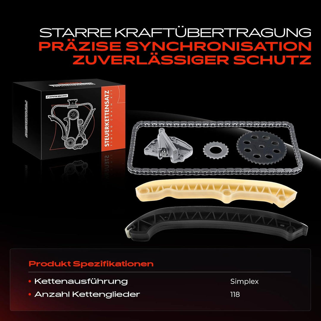 Steuerkettensatz Steuerkette für Ibiza III 6L1 Fabia I 6Y2 6Y5 6Y3 Fabia II 542 545 Fox 5Z1 5Z3 Polo