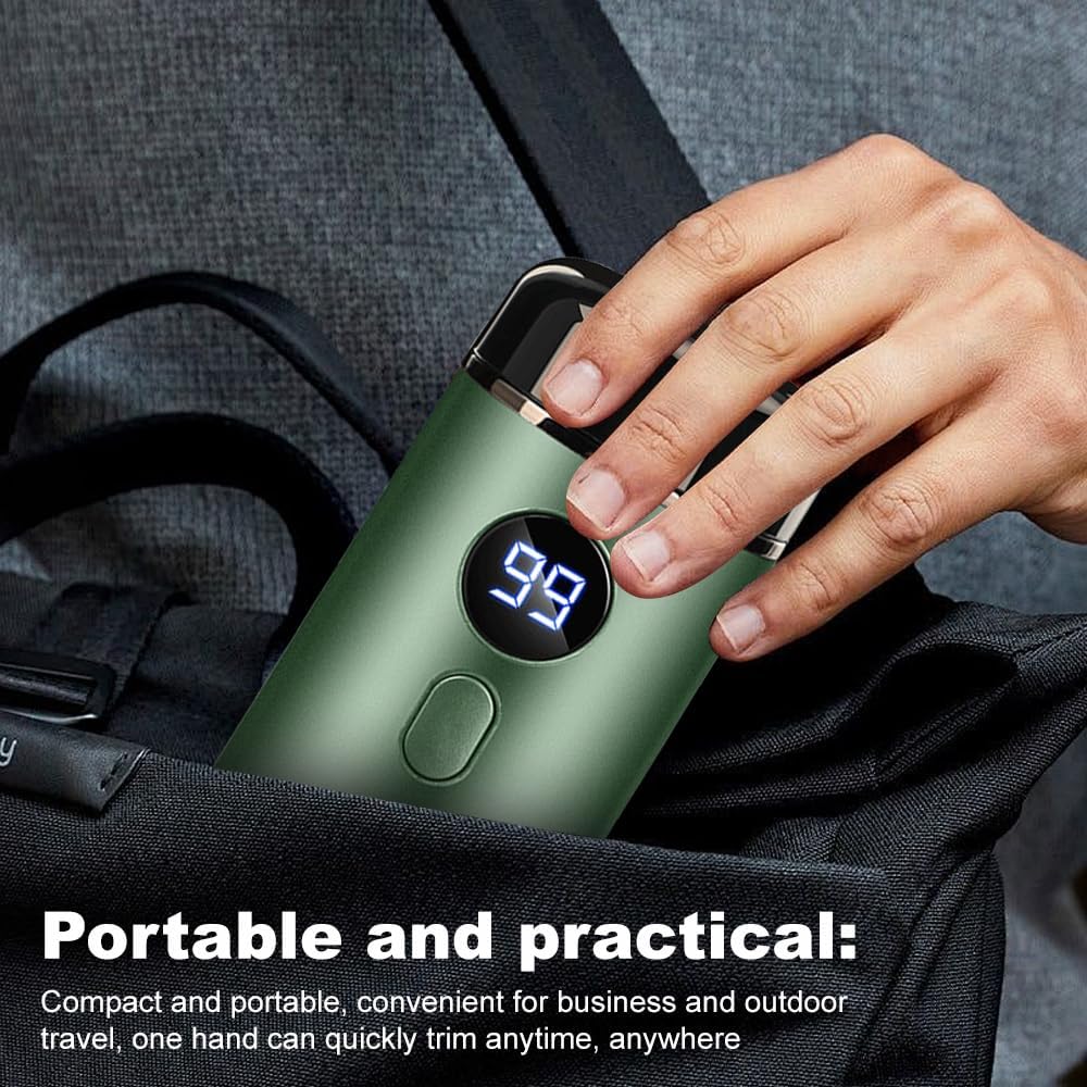 Elektrorasierer Herren, 2 in 1 Tragbarer Elektrischer Mini-Rasierer, Sopami Mini Shaver, Wasserdicht
