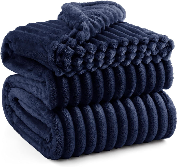 BEDSURE Kuscheldecke Flauschig Decke Fleecedecke – Weiche Warme Grobe Korddecke Gemütlicher Sofadeck