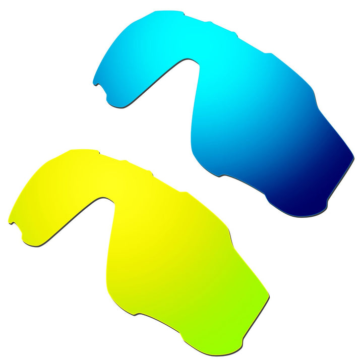 HKUCO Plus Mens Replacement Lenses For Oakley Jawbreaker - 2 pair