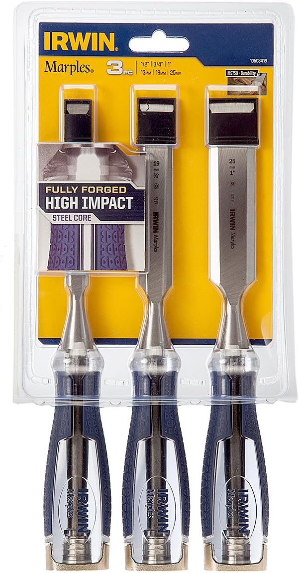 Irwin Marples M750 Meissel, weich, splittersicher, 3 Stück 3 unidades, 3 unidades