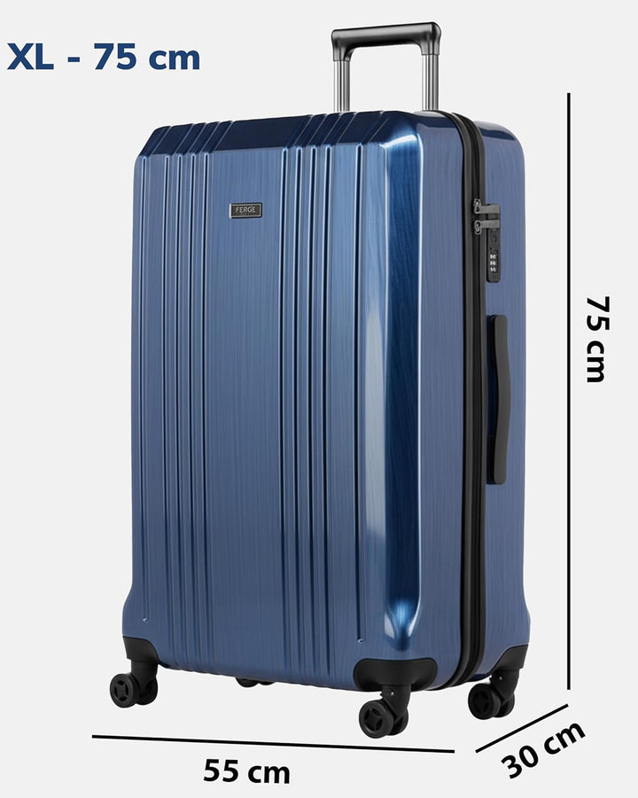 FERGÉ XL Grosser Koffer Hartschale mit TSA Schloss Cannes Rollkoffer Reise-Koffer 77 cm Hartschalenk