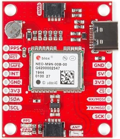 SparkFun Qwiic - GPS Breakout, NEO-M9N, Chip Antenne
