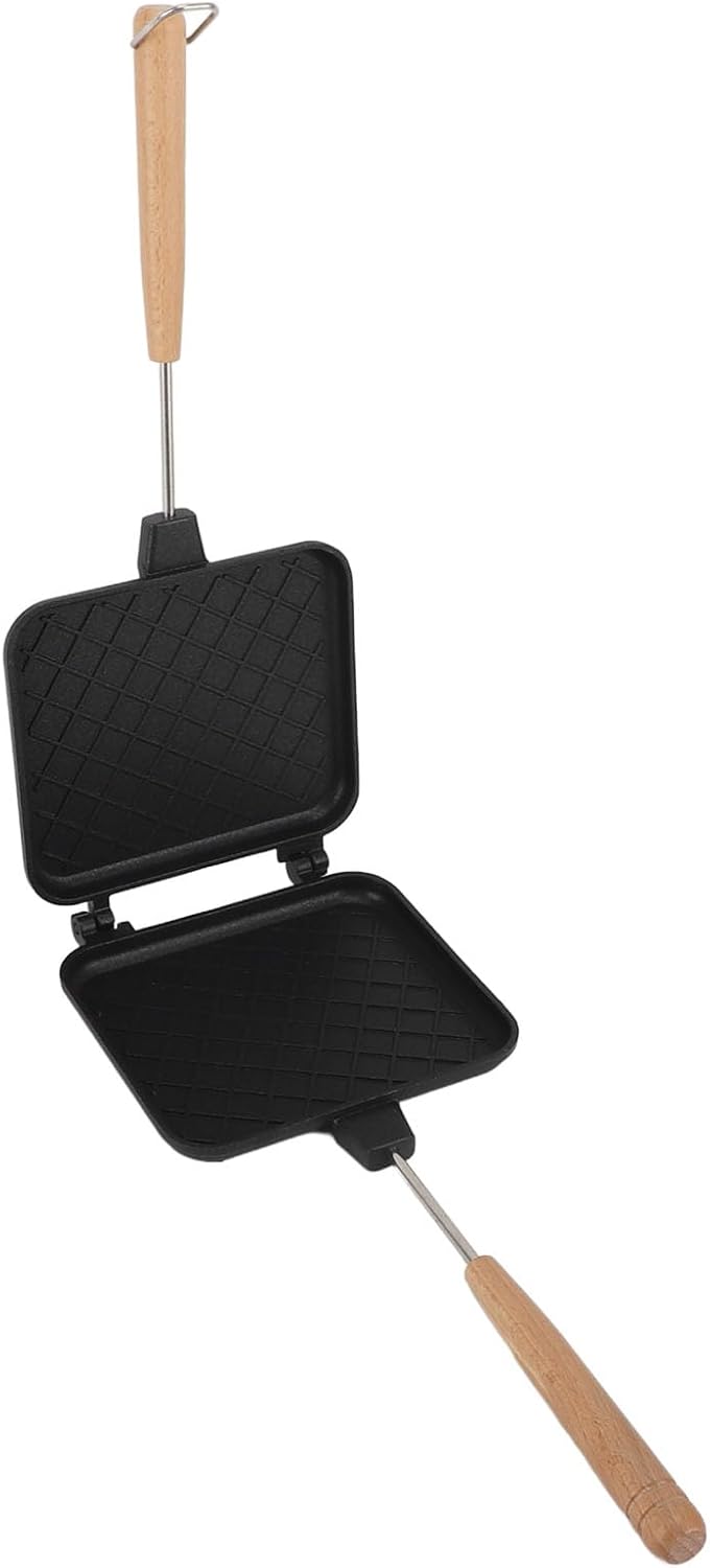 Doppelseitige Bratpfanne, Sandwichmaker, Kochtopf aus Aluminiumlegierung, Multifunktionales Design f