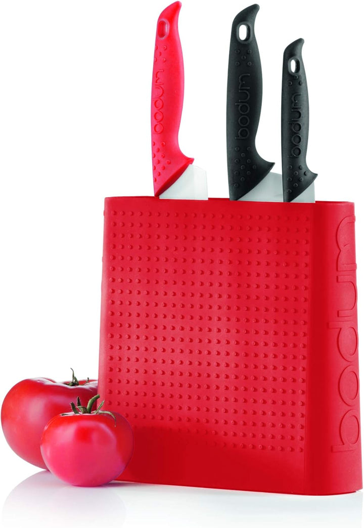 Bodum Bistro Messerblock, Kunststoff, Weiss, 6.6 x 21.4 x 32, Weiss