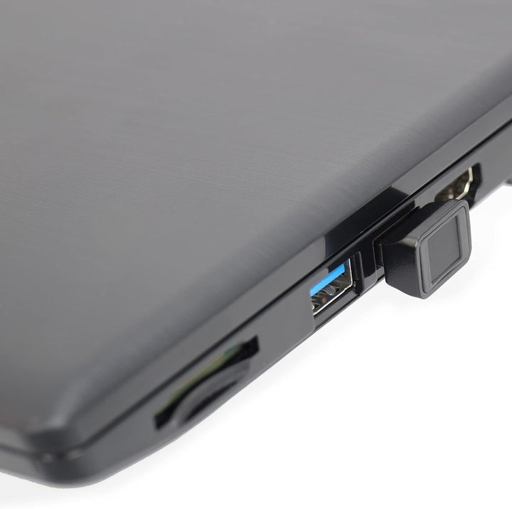 FeinTech FPS00200 USB Fingerabdruck-Sensor für Windows Hello Fingerprint-Reader Scanner schwarz schw