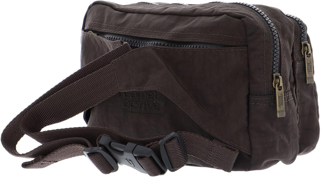 camel active bags Journey Herren Gürteltasche Bauchtasche Klein Braun 22 x 5 x 14 Beige, 22 x 5 x 14