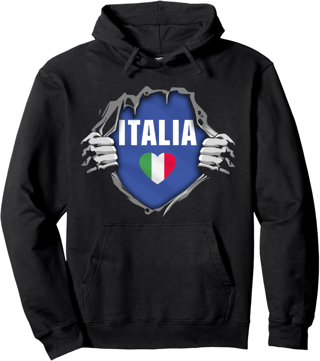 Italien Italienische Nationalflagge Ich liebe Italien Pullover Hoodie