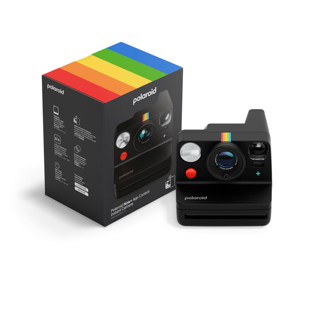 Polaroid – Now+ Generation 3 – Sofortbildkamera mit Bluetooth-Verbindung – Schwarz (9160) Kamera Sch