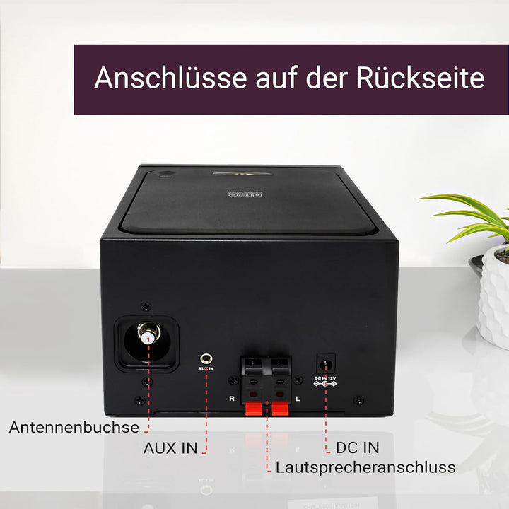 XORO HMT 500 PRO V2 - Mikro Stereoanlage (Internet-/DAB+/UKW-Radio, CD Player, Bluetooth, USB Mediap