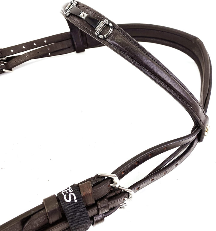 Horses Leder Trensezaun Snaffle Braun Full, Braun Full
