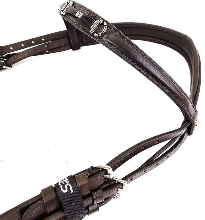 Horses Leder Trensezaun Snaffle Braun Full, Braun Full