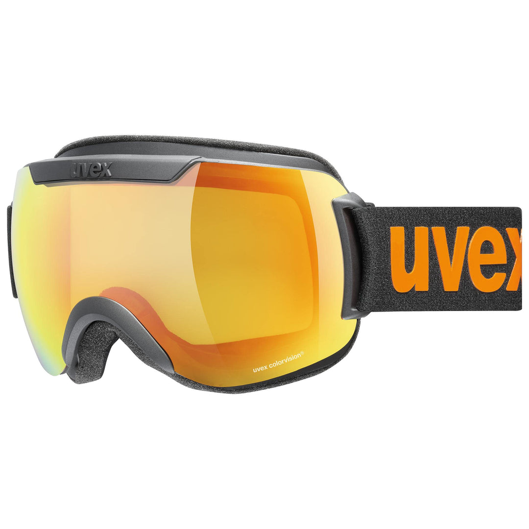 Uvex Unisex Downhill 2000 Cv Skibrille (1er Pack) Einheitsgrösse black matt/orange-orange, Einheitsg
