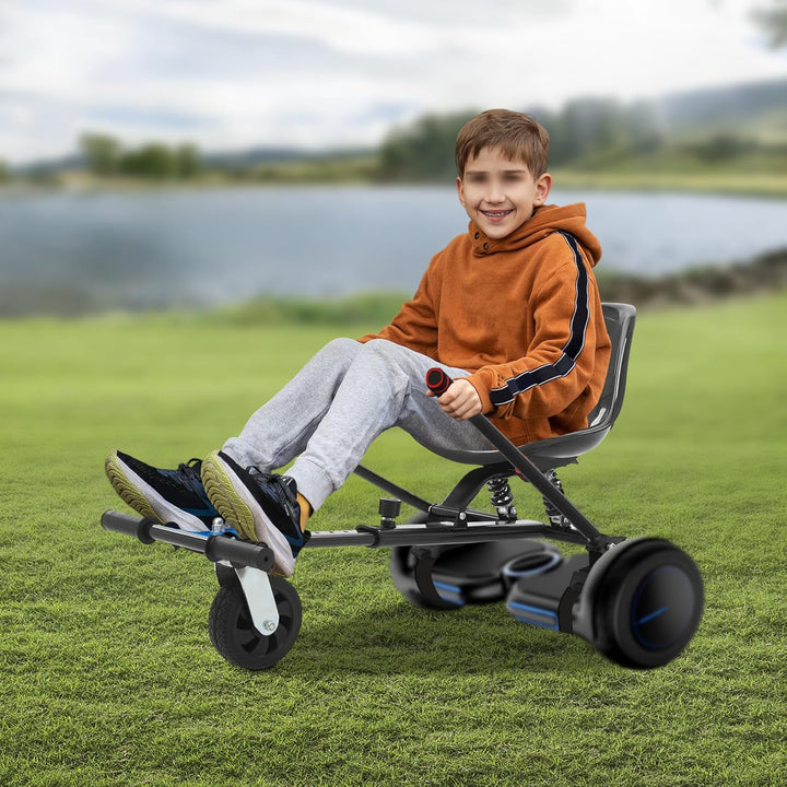 Hoverboard Sitz Verstellbarer für Self-Balance Scooter mit Frontreifen für 6.5"-10" Hoverboards, Uni