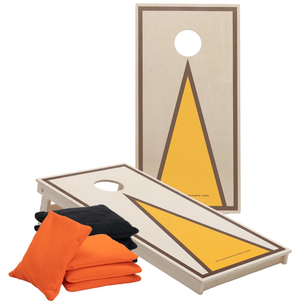 Cornhole Set – 120 x 60 cm - Sackloch Spiel – Wicked Wood – offiziell ACL-lizensiertes Set of Boards