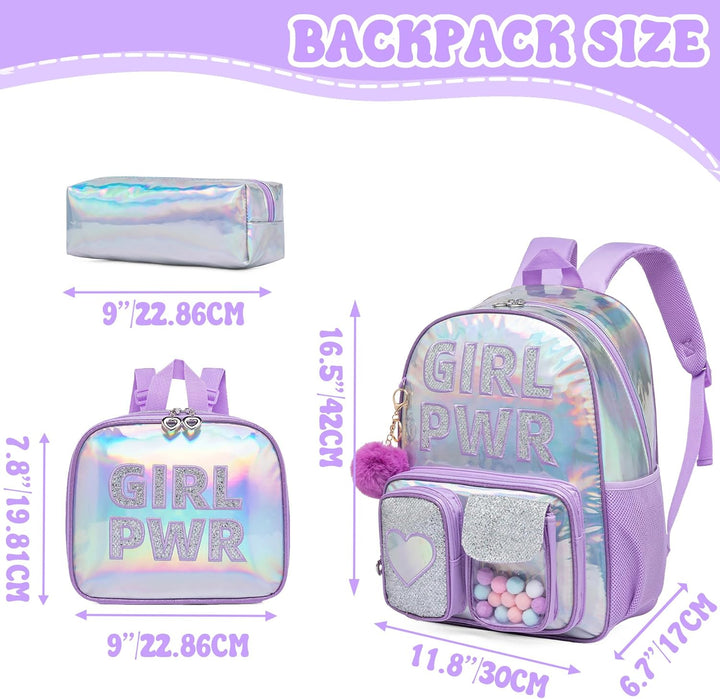 HTgroce Rucksack Mädchen Durchsichtig Rucksack Transparent Plastic schultascheTransparent Waterproof