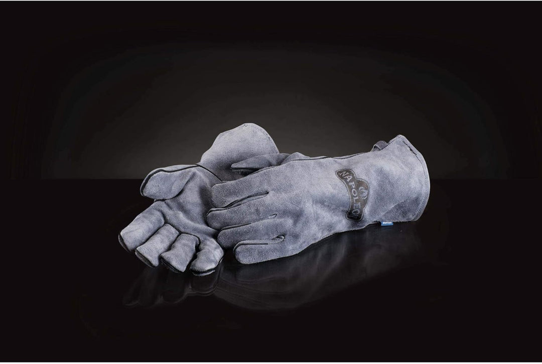 Napoleon 62147 Grillhandschuhe, Leder, Schwarz und Grau