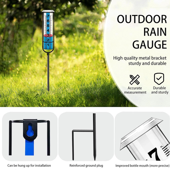 JMBay Regenmesser für den Aussenbereich, genaue Regenmesser im Freien, Beste Bewertung, hoher Regenm