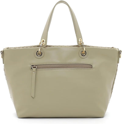 Tamaris Shopper Leila 32143 Damen Handtaschen Mustermix Einheitsgrösse Khaki 910, Einheitsgrösse Kha