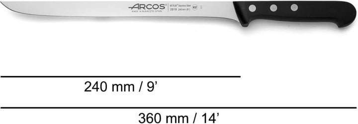 Arcos Serie Universal - Küchenmesser-Set Ham Küchenmesser-Set 2 Stück (1 Knife + 1 Wetzstahl) - Klin