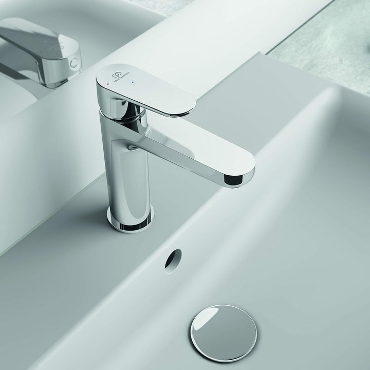 Ideal Standard BC700AA Cerafine O Waschtischarmatur ohne Ablaufgarnitur BlueStart,Auslaufhöhe 122mm