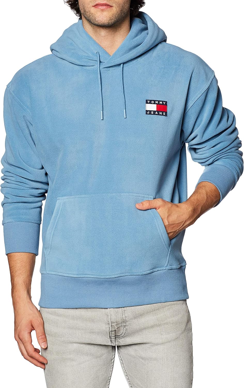 Tommy Jeans Polar Fleece Badge Hoodie - S