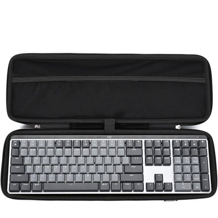 RAIACE Hartschalenkoffer kompatibel mit MX Mechanical Illuminated Performance Keyboard Steht nur EIN