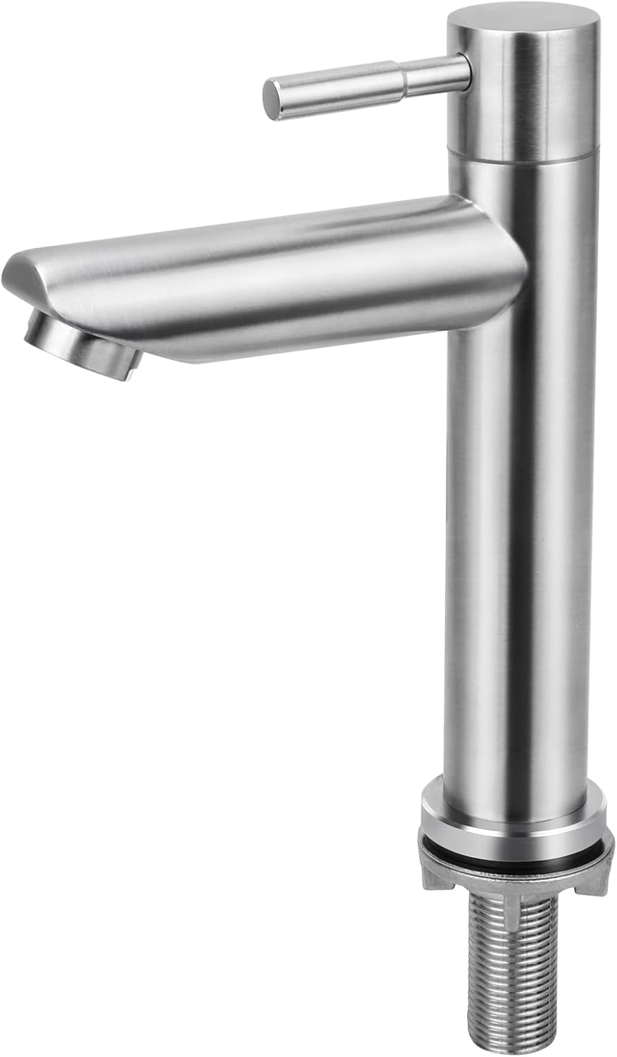 Kaltwasserhahn Gäste Wc, Wasserhahn Kaltwasser für Kleine Waschbecken, Edelstahl Kaltwasserhahn mit