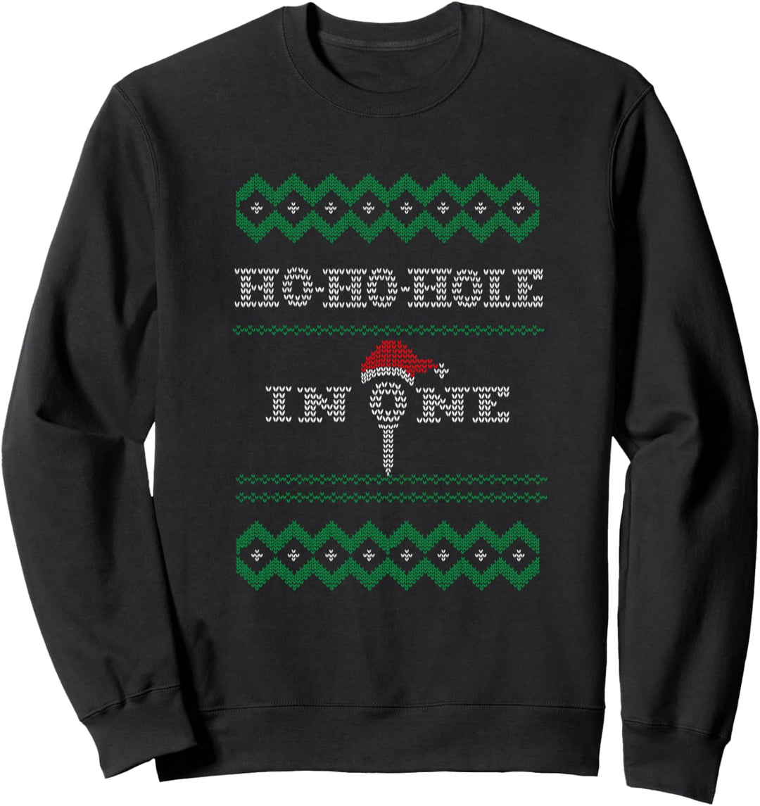 Ho Ho Hole in One Golfer's Lustiger Weihnachtsgolfurlaub Sweatshirt